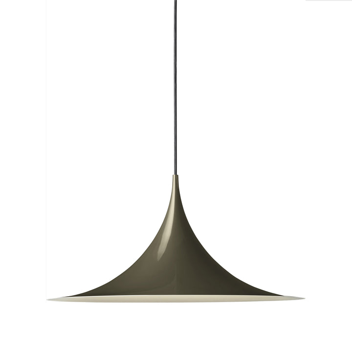 Semi Pendant Light Lighting Gubi Glossy Dark Cocoa Medium: 18.5 in diameter