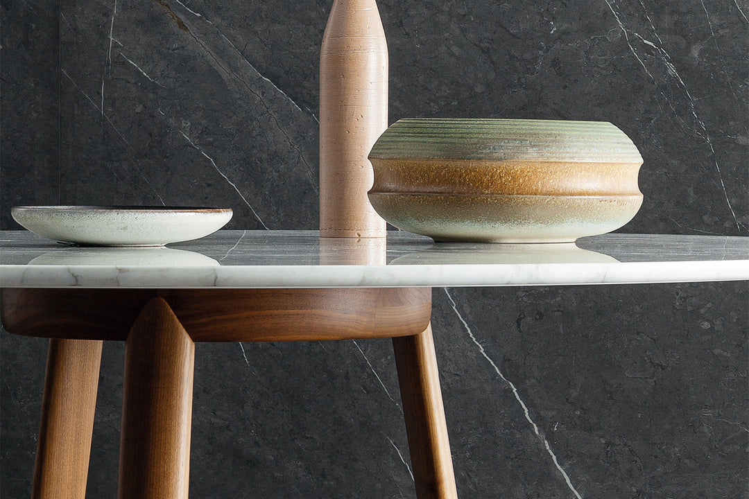Greeny Round Dining Table Bonaldo