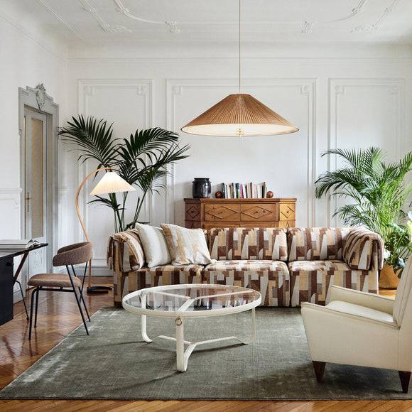 Adnet Circular Coffee Table Tables Gubi