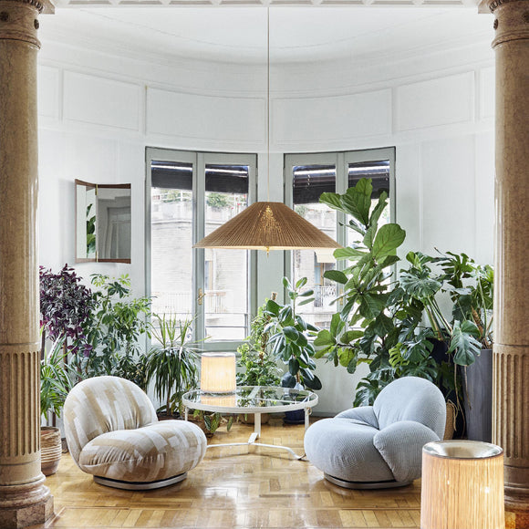 Adnet Circular Coffee Table Tables Gubi