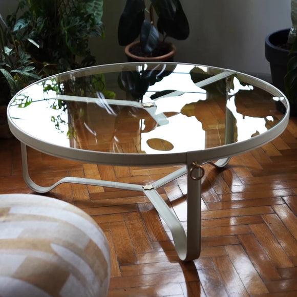 Adnet Circular Coffee Table Tables Gubi