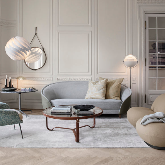 Adnet Circular Coffee Table Tables Gubi