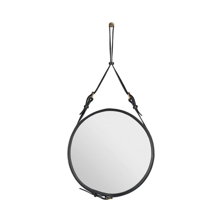 Adnet Wall Mirror Circular Mirrors Gubi Black Small: 17.7 in width