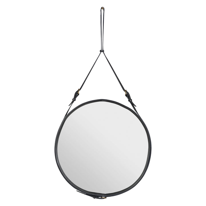 Adnet Wall Mirror Circular Mirrors Gubi Black Large: 27.5 in width