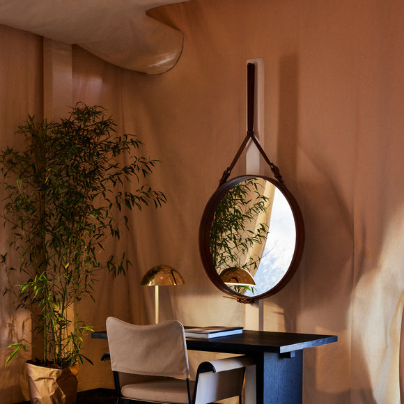 Adnet Wall Mirror Circular Mirrors Gubi