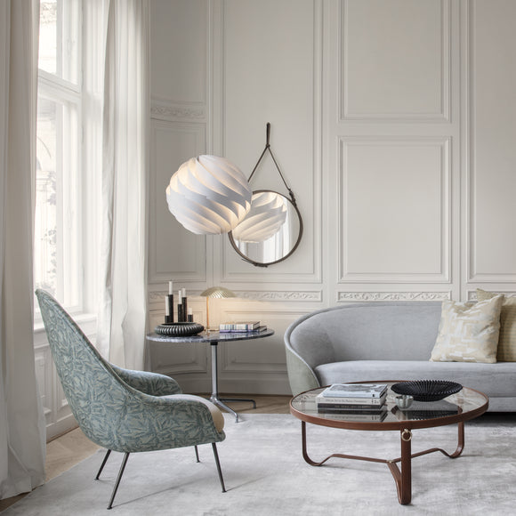 Adnet Wall Mirror Circular Mirrors Gubi