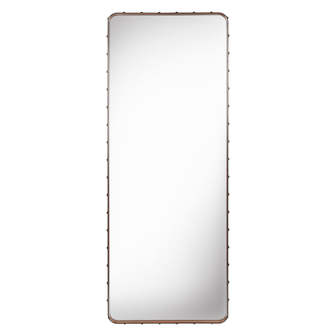 Adnet Wall Mirror Rectangular Mirrors Gubi Tan Large: 70.9 in height