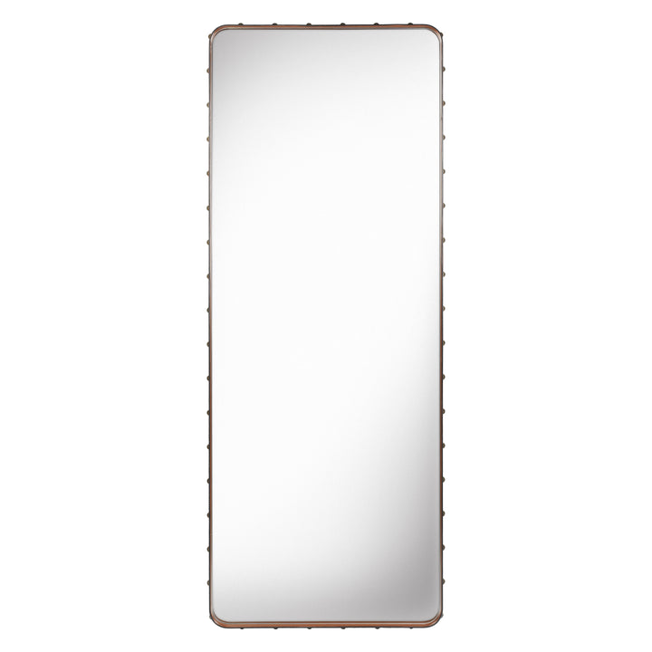 Adnet Wall Mirror Rectangular Mirrors Gubi Tan Large: 70.9 in height