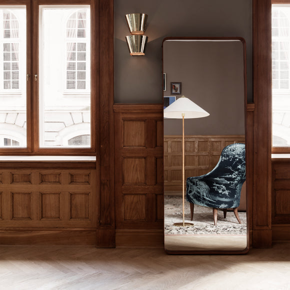 Adnet Wall Mirror Rectangular Mirrors Gubi