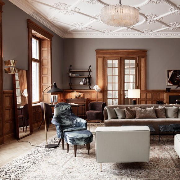 Adnet Wall Mirror Rectangular Mirrors Gubi