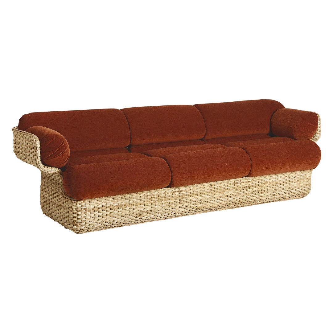Basket 3 Seater Sofa Sofas Gubi Dedar Belsuede Special FR 133