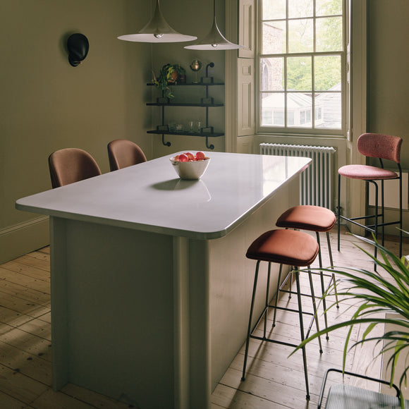 Beetle Fully Upholstered Backless Stool Table & Bar Stools Gubi