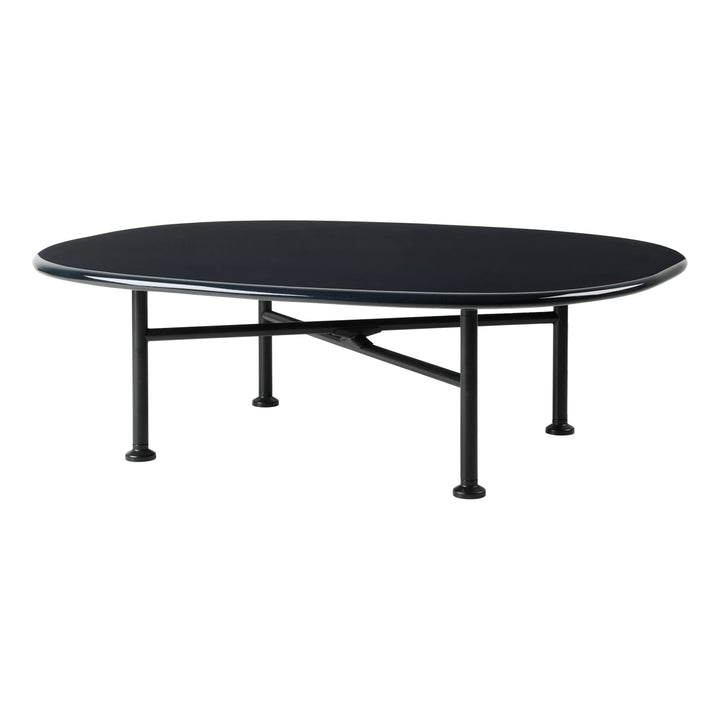 Carmel Outdoor Coffee Table Coffee Tables Gubi Midnight Black / Oval