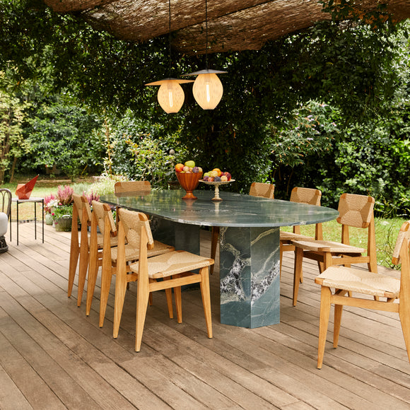 Epic Elliptical Outdoor Dining Table Tables Gubi