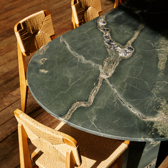 Epic Elliptical Outdoor Dining Table Tables Gubi