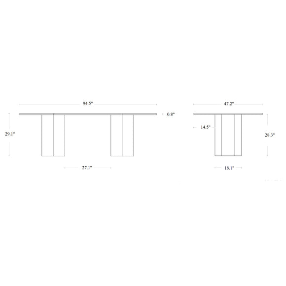 Epic Elliptical Outdoor Dining Table Tables Gubi