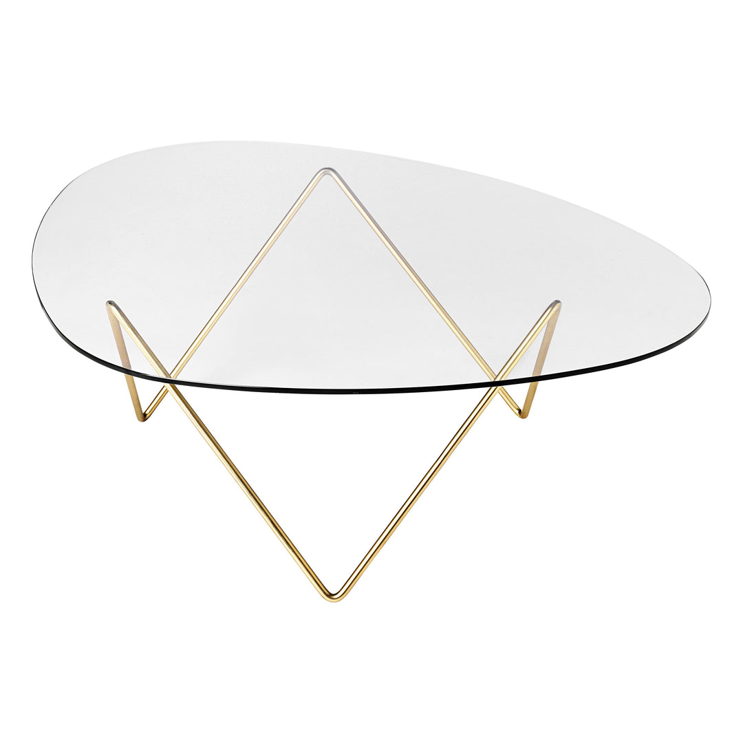 Pedrera Coffee Table Tables Gubi Brass