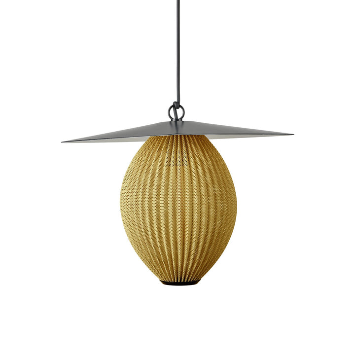 Satellite Outdoor Pendant Light Lighting Gubi Mustard Gold Semi Matt