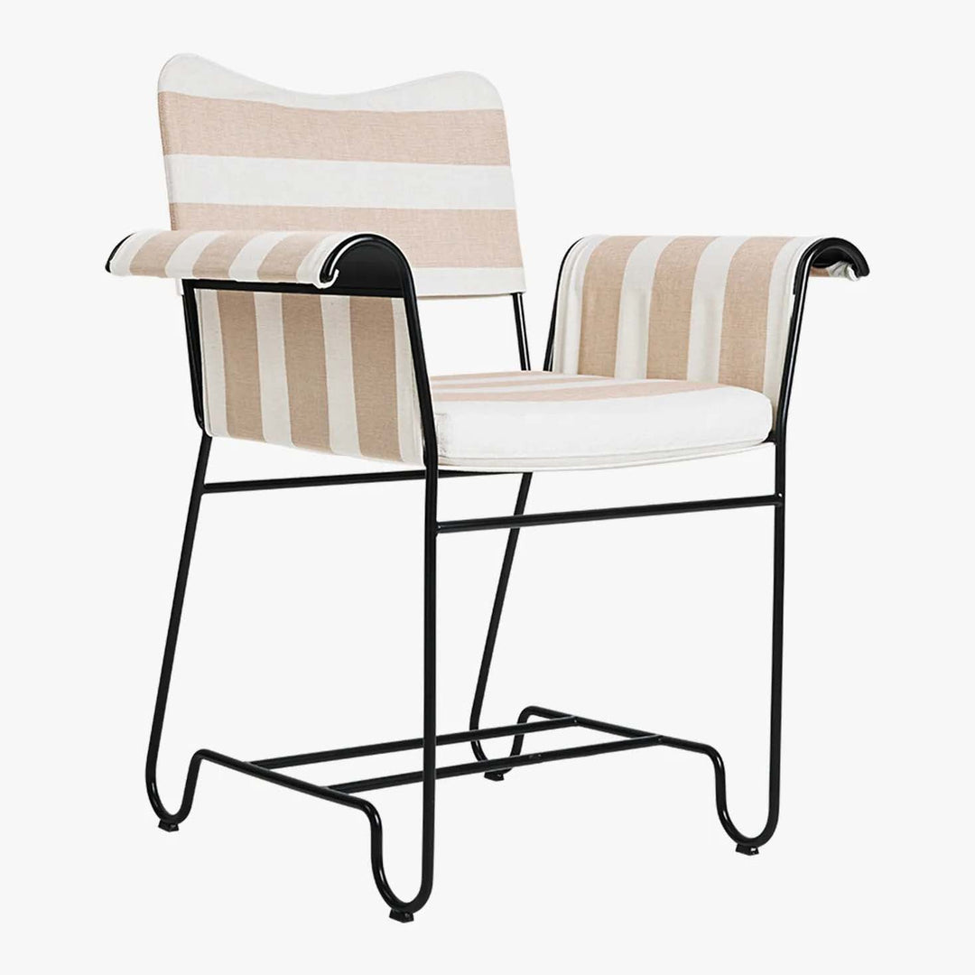 Tropique Dining Chair Chairs Gubi Leslie Stripe 40 Classic Black