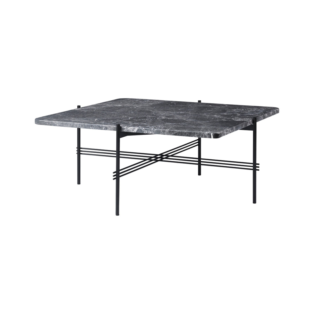TS Square Coffee Table Tables Gubi Grey Emperador Marble Medium: 31.5 in width