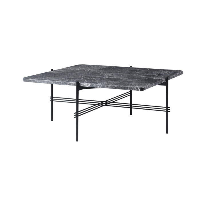 TS Square Coffee Table Tables Gubi Grey Emperador Marble Medium: 31.5 in width