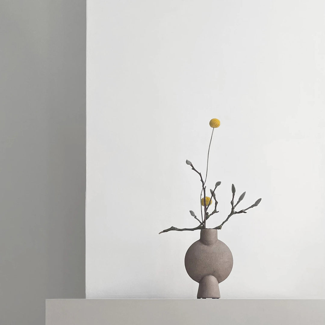 Sphere Vase Bubl, Mini - Taupe Vases 101 Copenhagen   