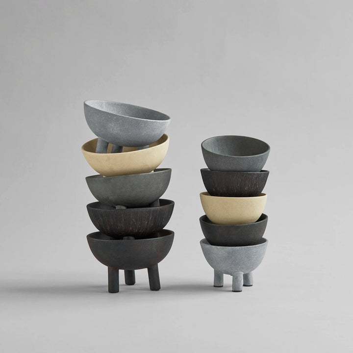 Duck Bowl, Big - Dark grey Decorative Bowl 101 Copenhagen   