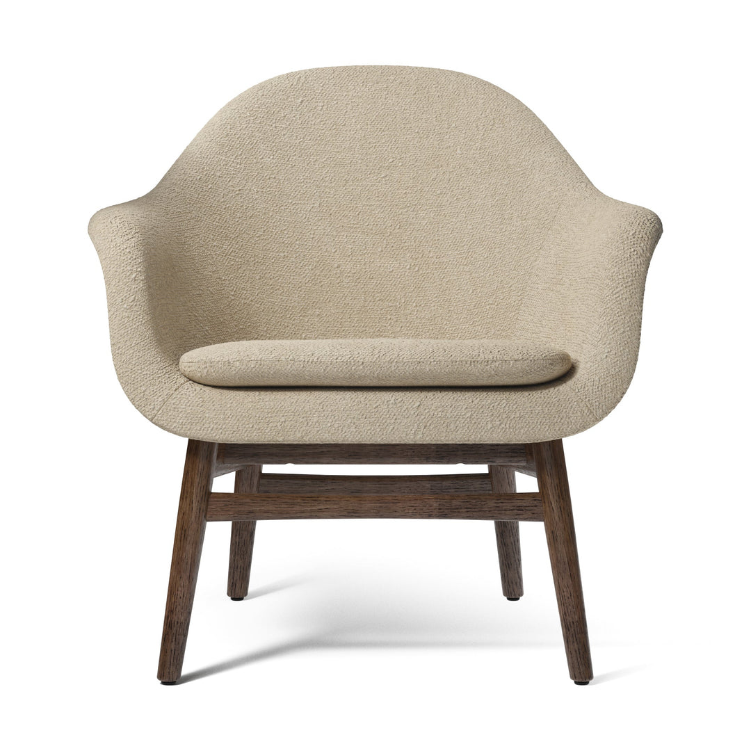 Harbour Upholstered Lounge Chair Chairs Audo Copenhagen Dark Stained Oak / Boucle 02