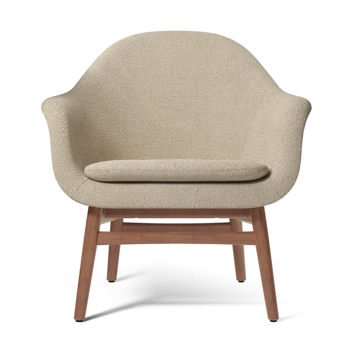 Harbour Upholstered Lounge Chair Chairs Audo Copenhagen Walnut / Boucle 02