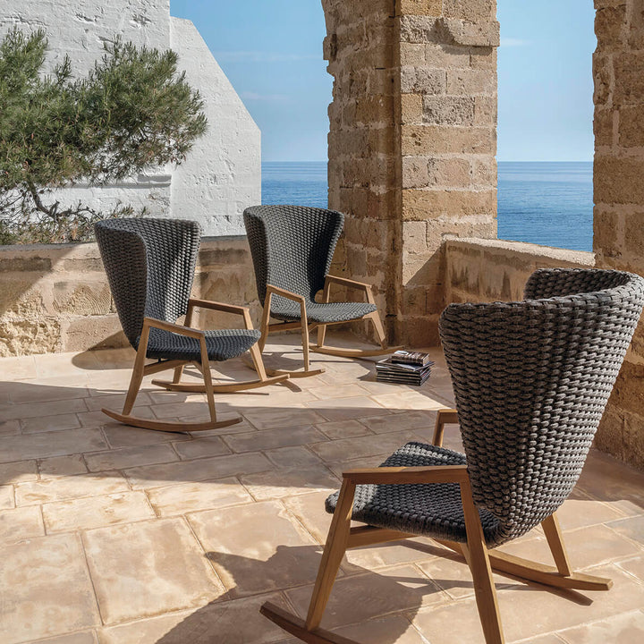 Knit Rocking Lounge Chair Lounge Chairs Ethimo