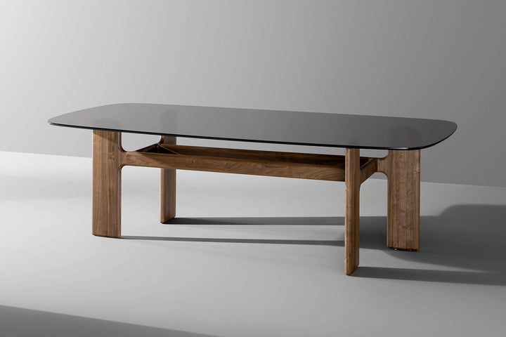 Hippos Wood Base Dining Table Bonaldo