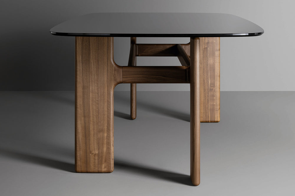 Hippos Wood Base Dining Table Bonaldo