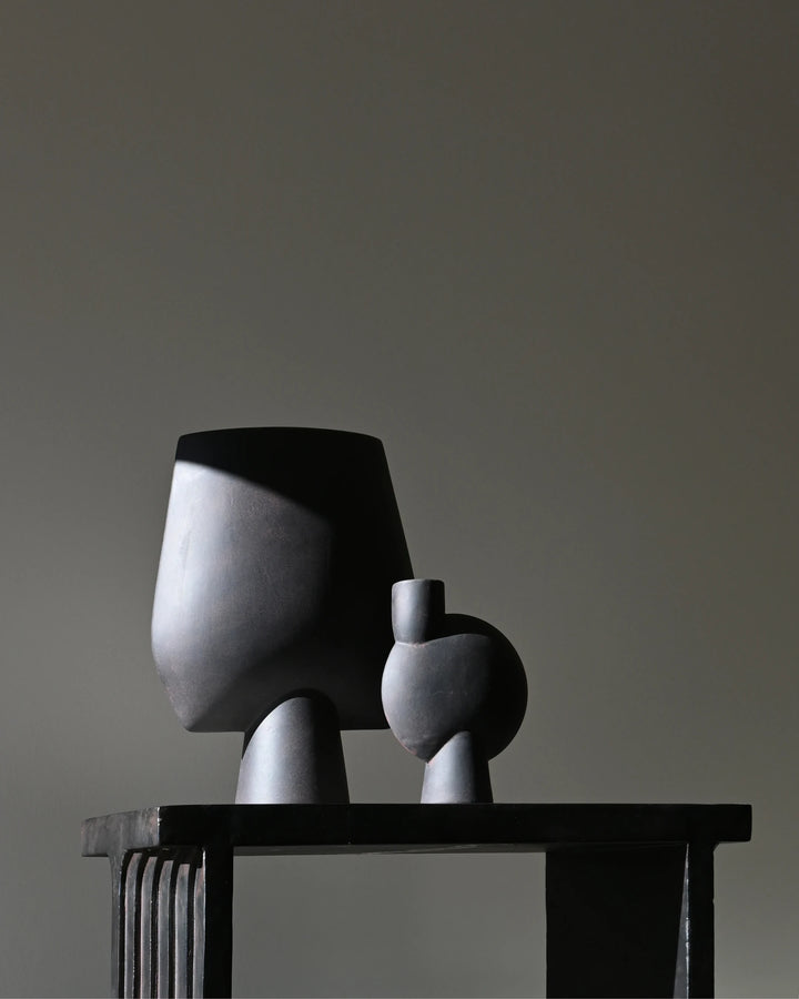 Sphere Vase Square, Big - Coffee Vases 101 Copenhagen   