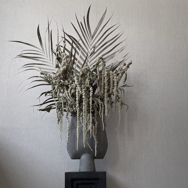 Sphere Vase Square, Big - Dark Grey Vases 101 Copenhagen   