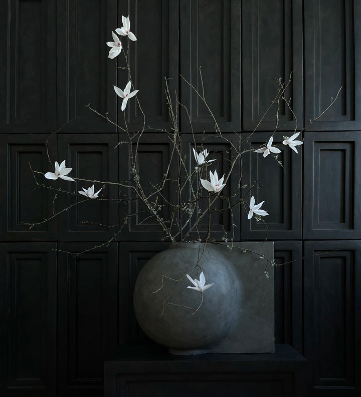 Offset Vase, Big - Dark Grey Vases 101 Copenhagen   