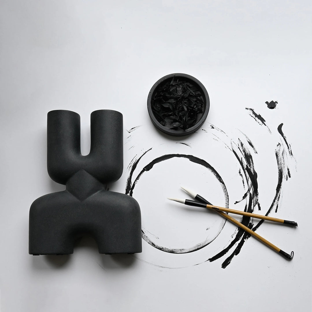 Cobra Double, Mini - Black Vases 101 Copenhagen   