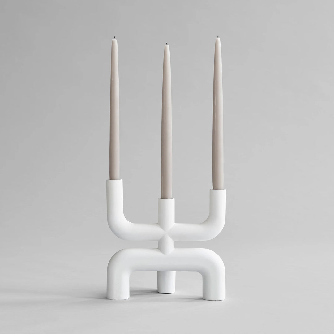 Cobra Candle Holder - Bone White Vases 101 Copenhagen   