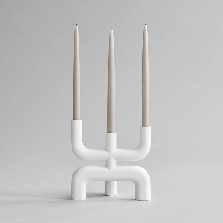 Cobra Candle Holder - Bone White Vases 101 Copenhagen   