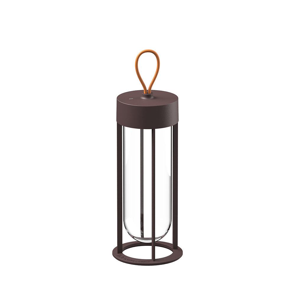 In Vitro Unplugged Portable Lamp Table Lamps FLOS Deep Brown 2700K - Warm White