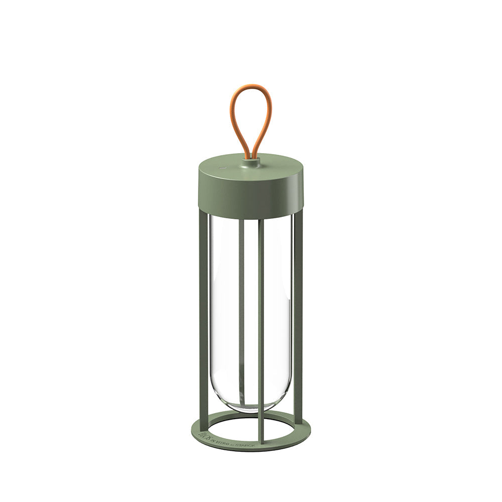 In Vitro Unplugged Portable Lamp Table Lamps FLOS Pale Green 2700K - Warm White