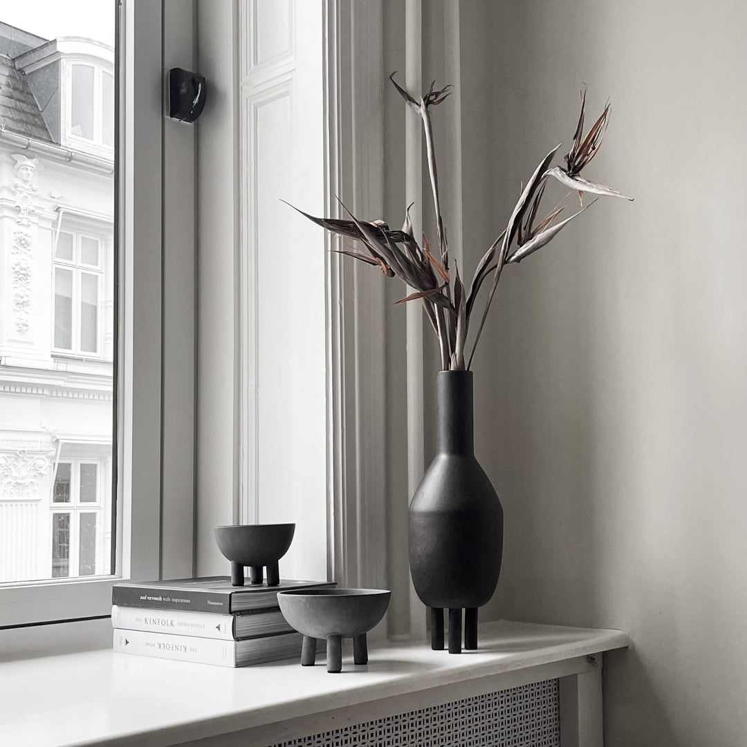 Duck Bowl, Big - Dark grey Decorative Bowl 101 Copenhagen   