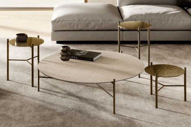 JACK METAL TOP COFFEE TABLES Coffee Table Eforma   