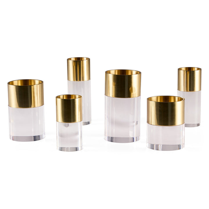 Jacques Candle Holder Set Jonathan Adler Clear