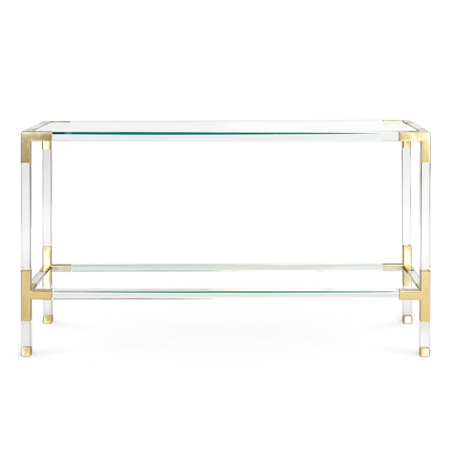 Jacques 50" Console Jonathan Adler Brass