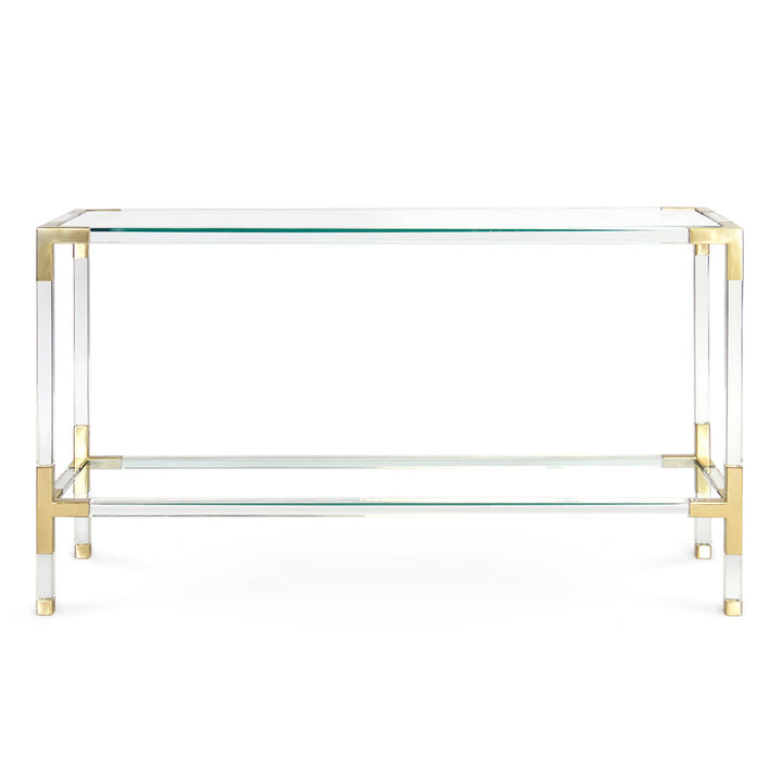Jacques 50" Console Jonathan Adler Brass
