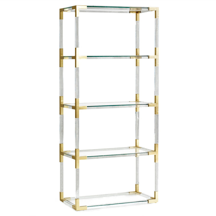 Jacques Étagère Jonathan Adler Brass