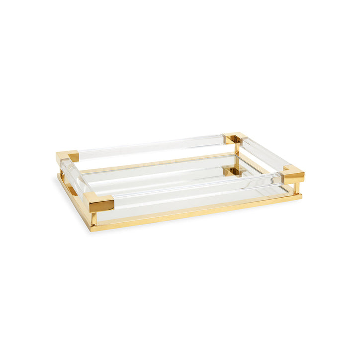 Jacques Small Tray Jonathan Adler Brass
