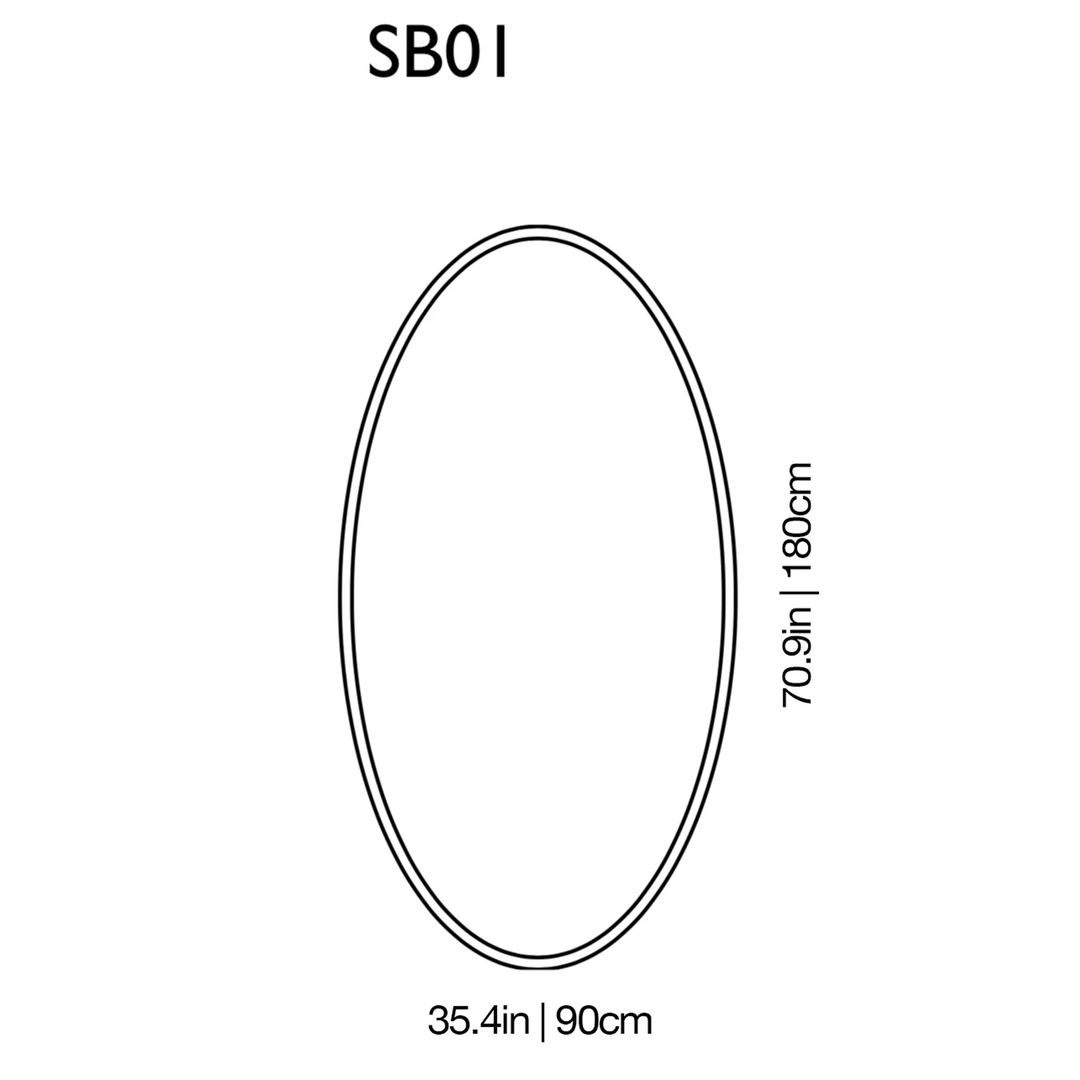 Bric Mirror Wall Mirrors Glas Italia