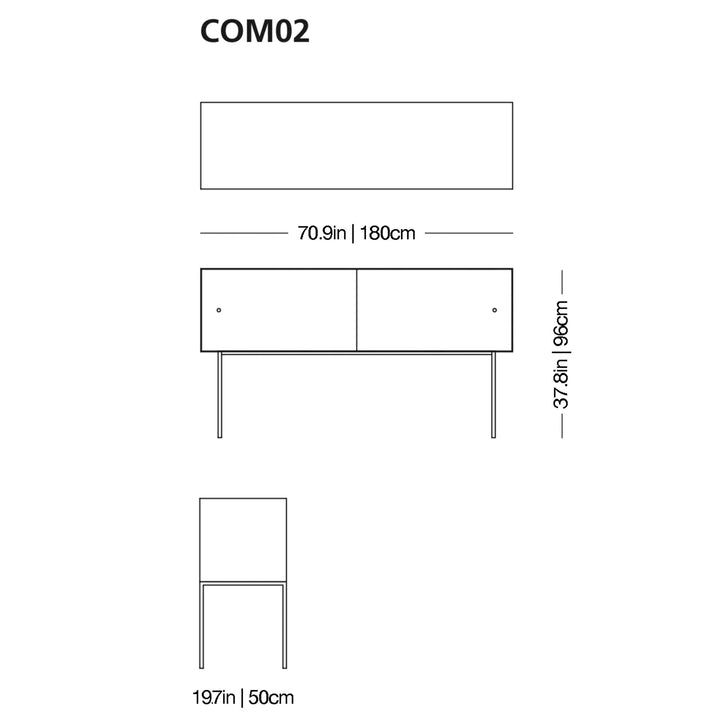 Commodore Glass Storage Unit Cabinets & Storage Glas Italia