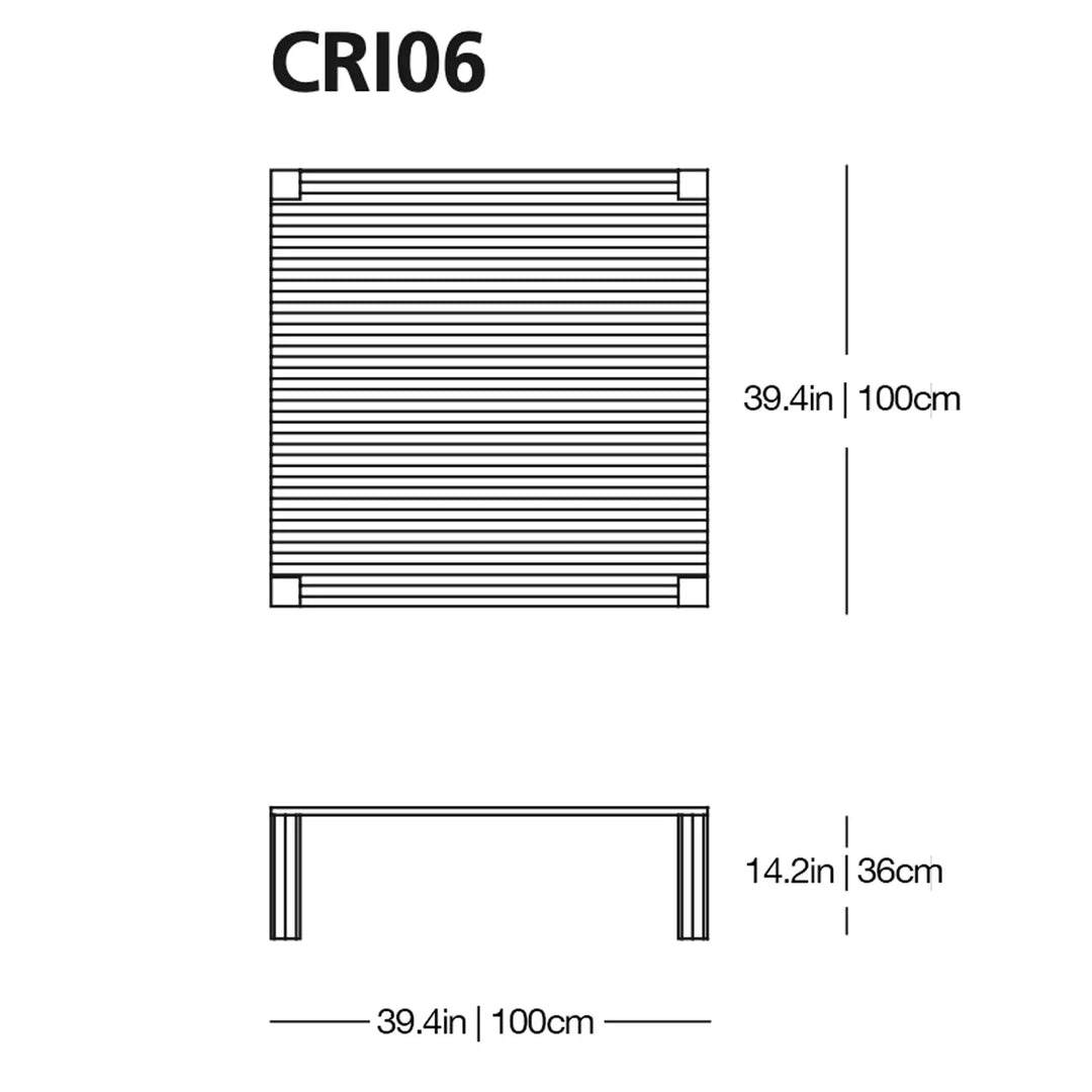 Cryptée Glass Table Tables Glas Italia